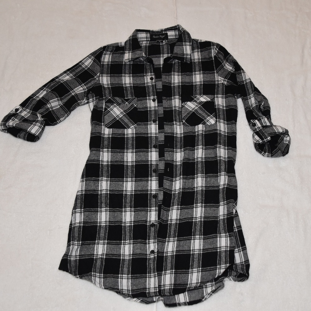 Women's  Flannel Shirtdress